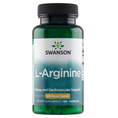 Aminokwasy SWANSON L-Arginina (100 kapsułek)