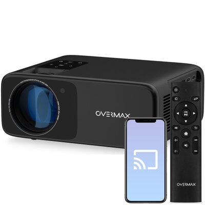 Projektor OVERMAX Multipic 4.2 Full HD (1920 x 1080), 4500 ANSI lumen, Wi-Fi, Bluetooth