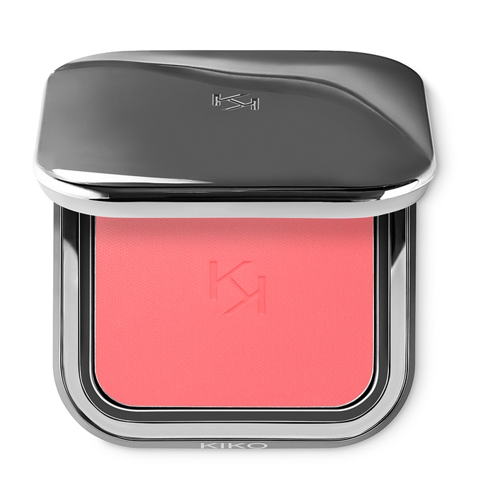 Kiko Milano Unlimited Blush róż w pudrze o wysokiej trwałości umożliwiający stopniowanie efektu 01 Coral Rose, 6 g