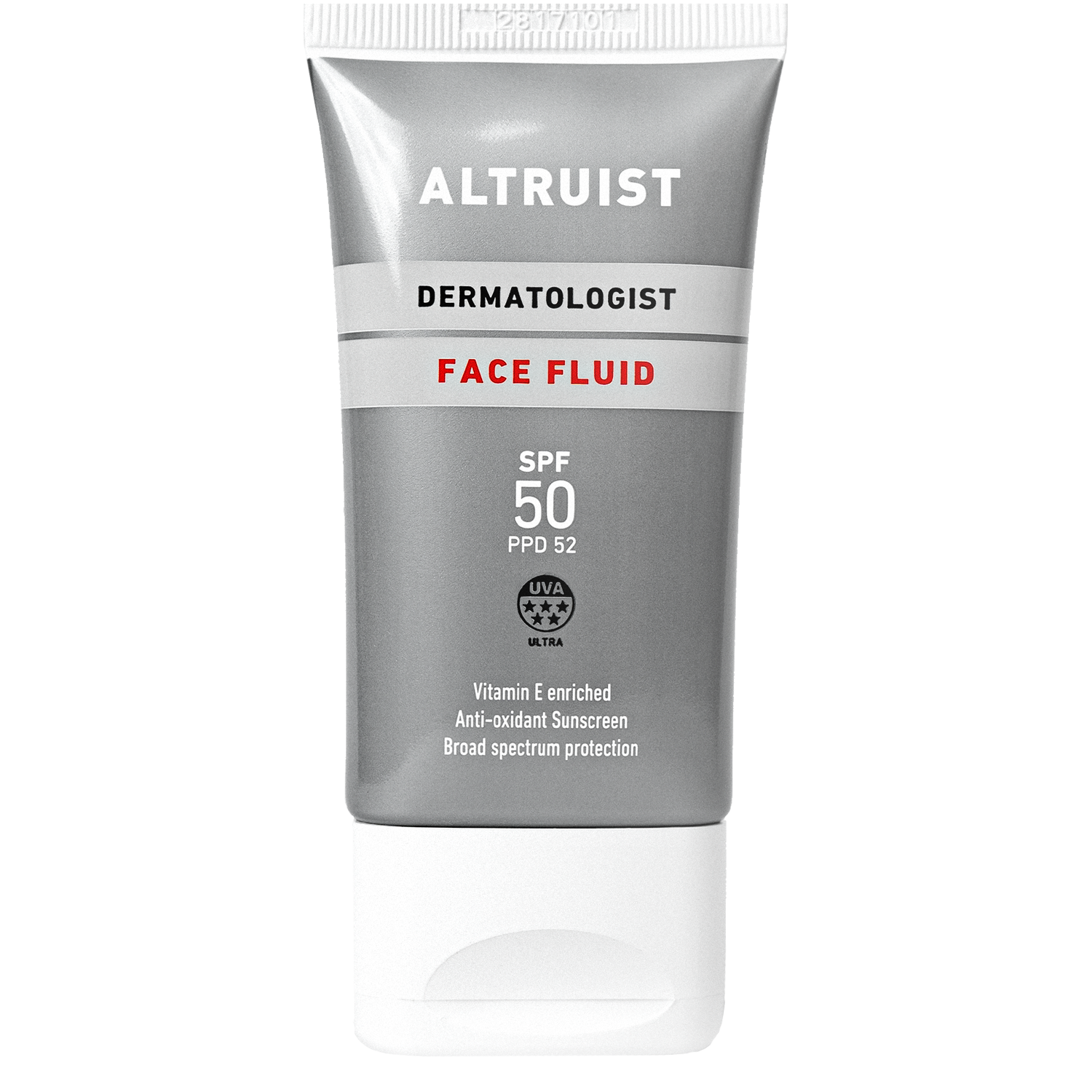 Altruist Face Fluid krem przeciwsłoneczny z SPF50 i niacynamidem do twarzy, 50 ml