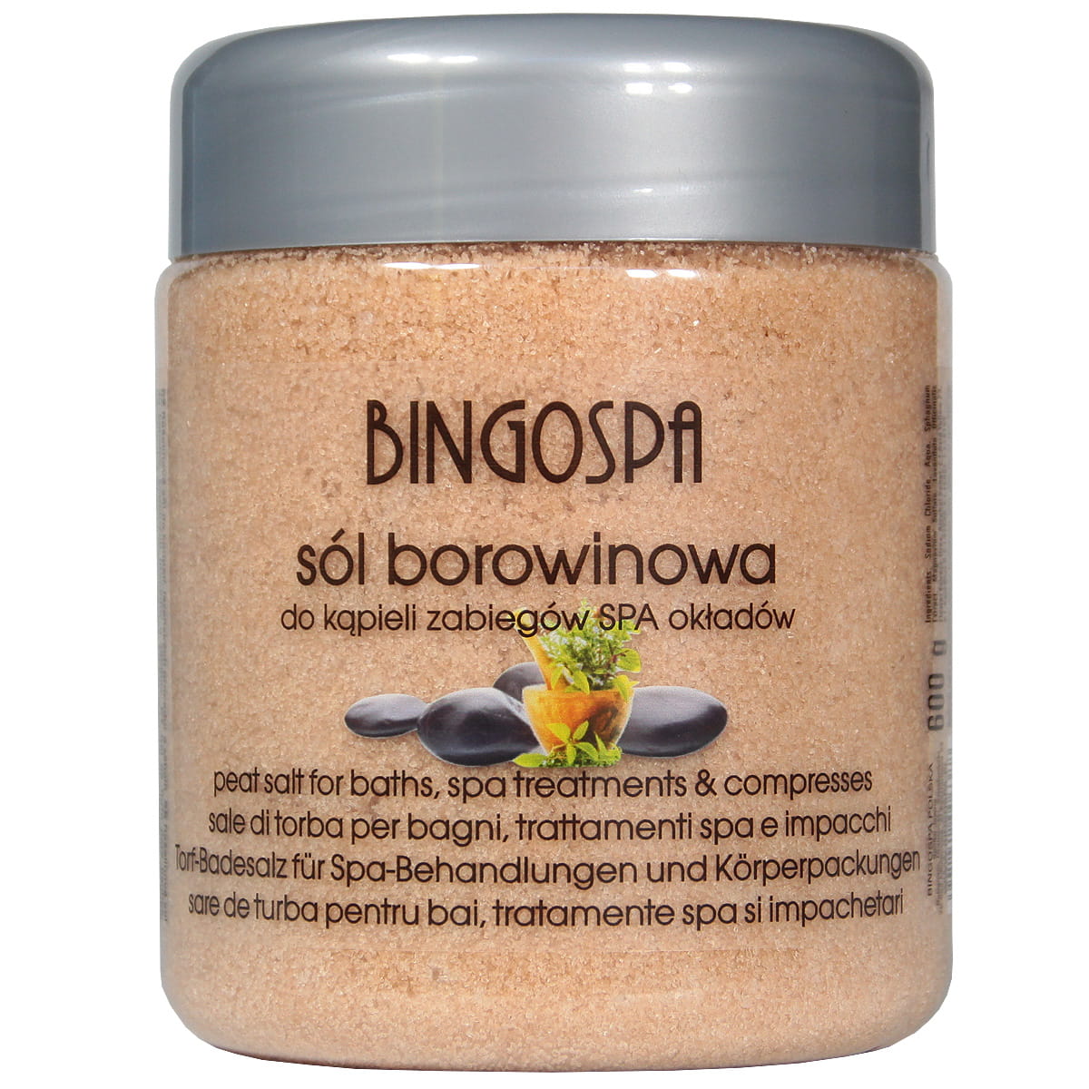 Bingospa sól borowinowa do kąpieli, 600 g