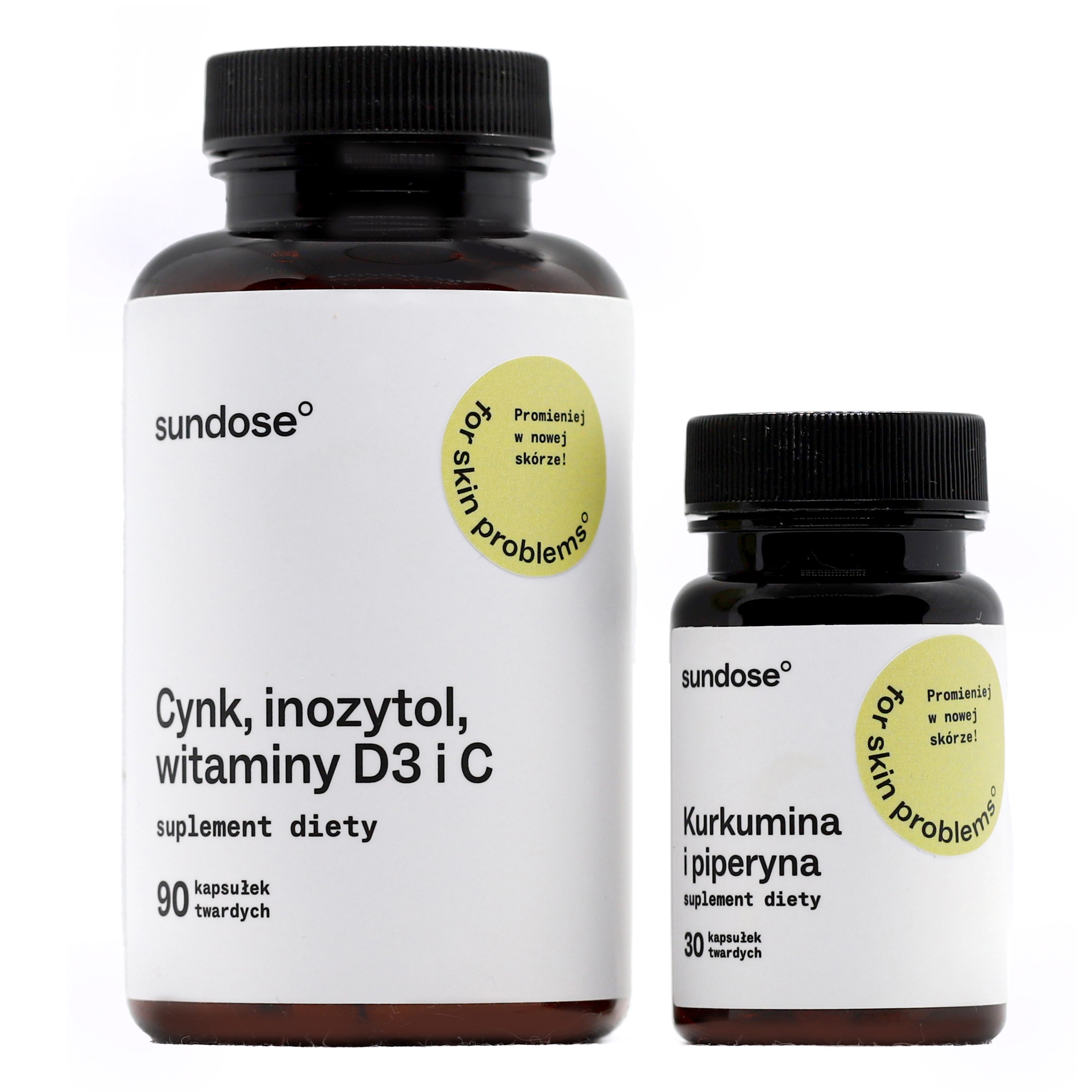 Sundose For Skin Problems suplement diety na problemy skórne, zapas na 30 dni, 120 kaps./2 opak.