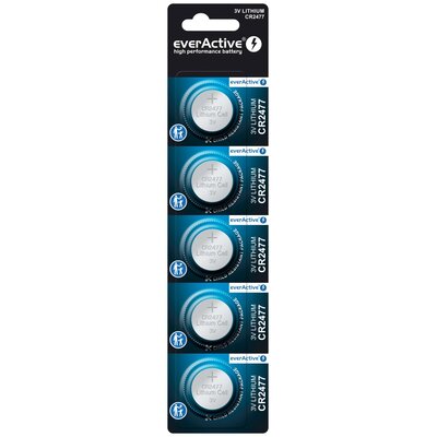 Baterie CR2477 EVERACTIVE (5 szt.)