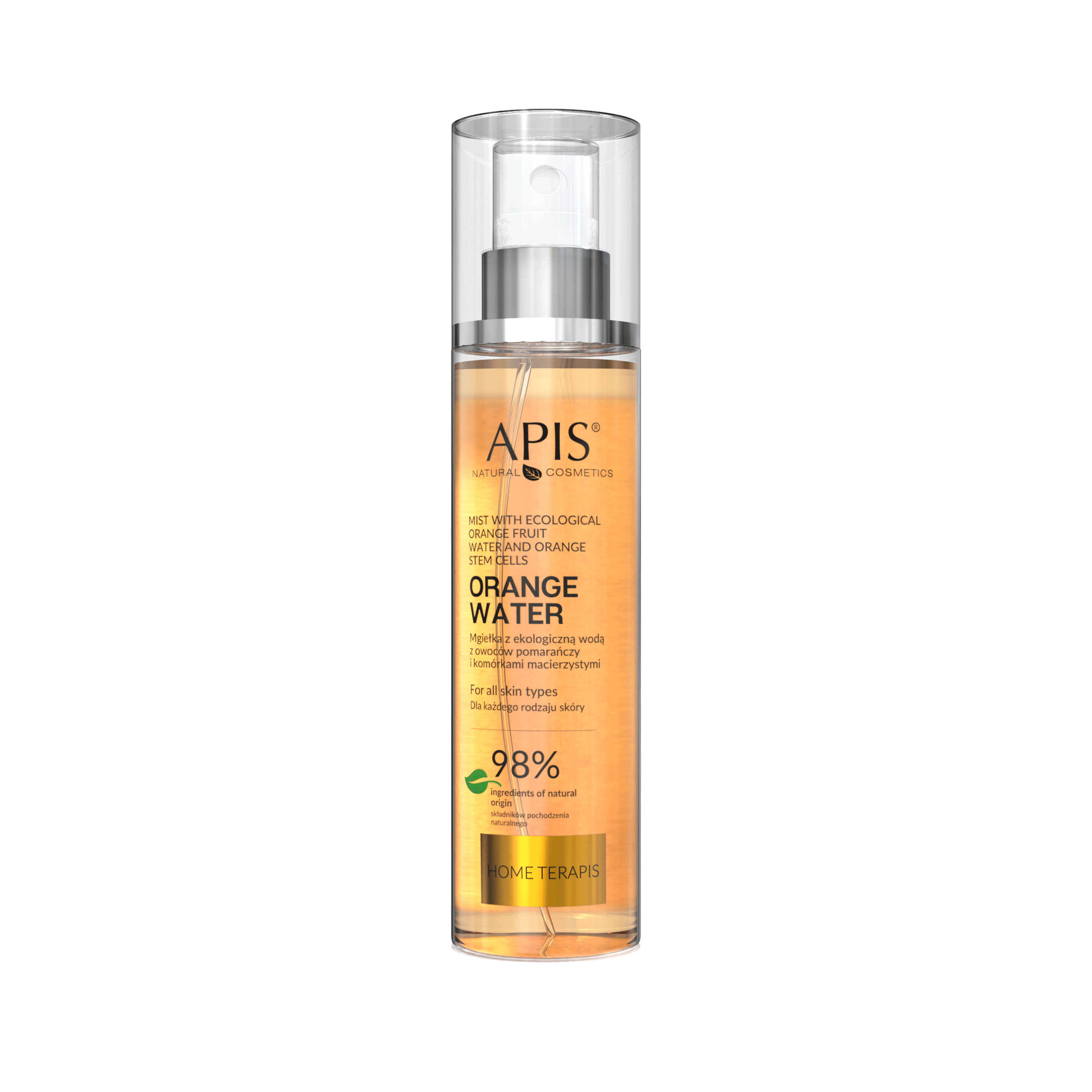 Apis Orange Water odświeżająca mgiełka do twarzy, 150 ml