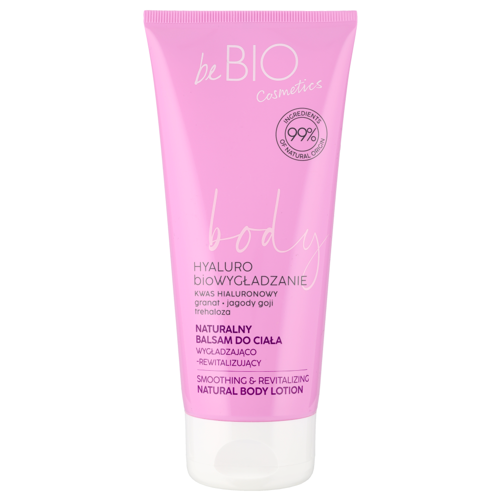 beBIO wygładzająco-rewitalizujący balsam do ciała, 200 ml