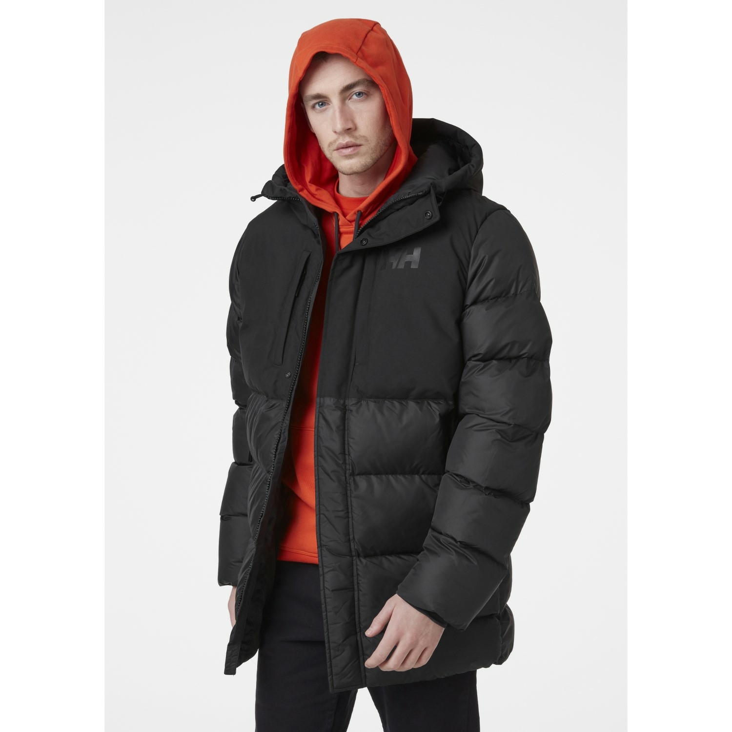 Męska kurtka zimowa Helly Hansen Active Puffy Long Jacket black - XL