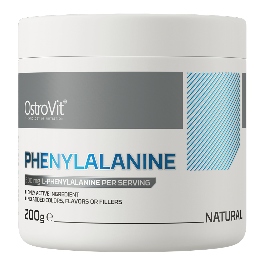 OstroVit Fenyloalanina suplement diety o smaku naturalnym, 200 g