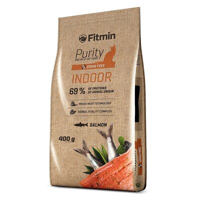 Karma dla kota FITMIN Purity Indoor Ryba 400 g