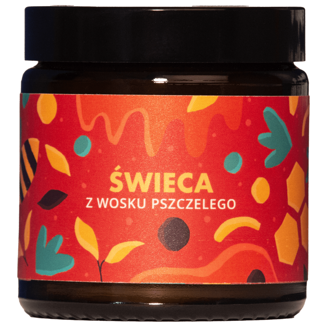 Mglife świeca z wosku pszczelego, 120 ml