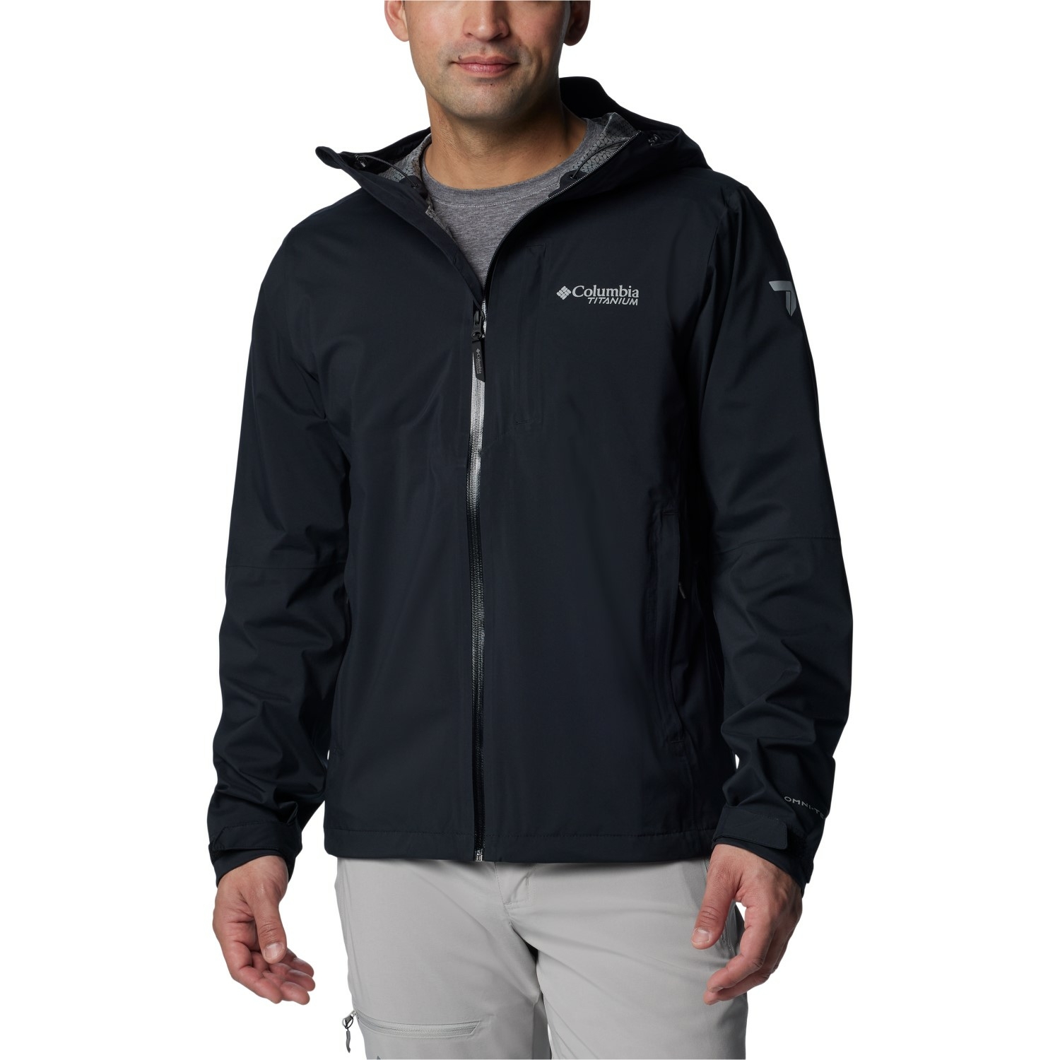Męska kurtka przeciwdeszczowa Columbia Omni-Tech Ampli-Dry II Shell black - XL
