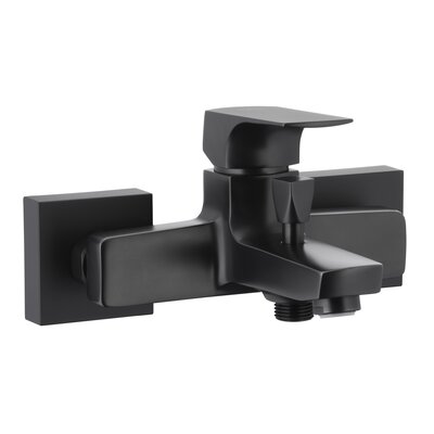 Bateria wannowa natynkowa KFA ARMATURA Mokait 5534-010-81 Czarny