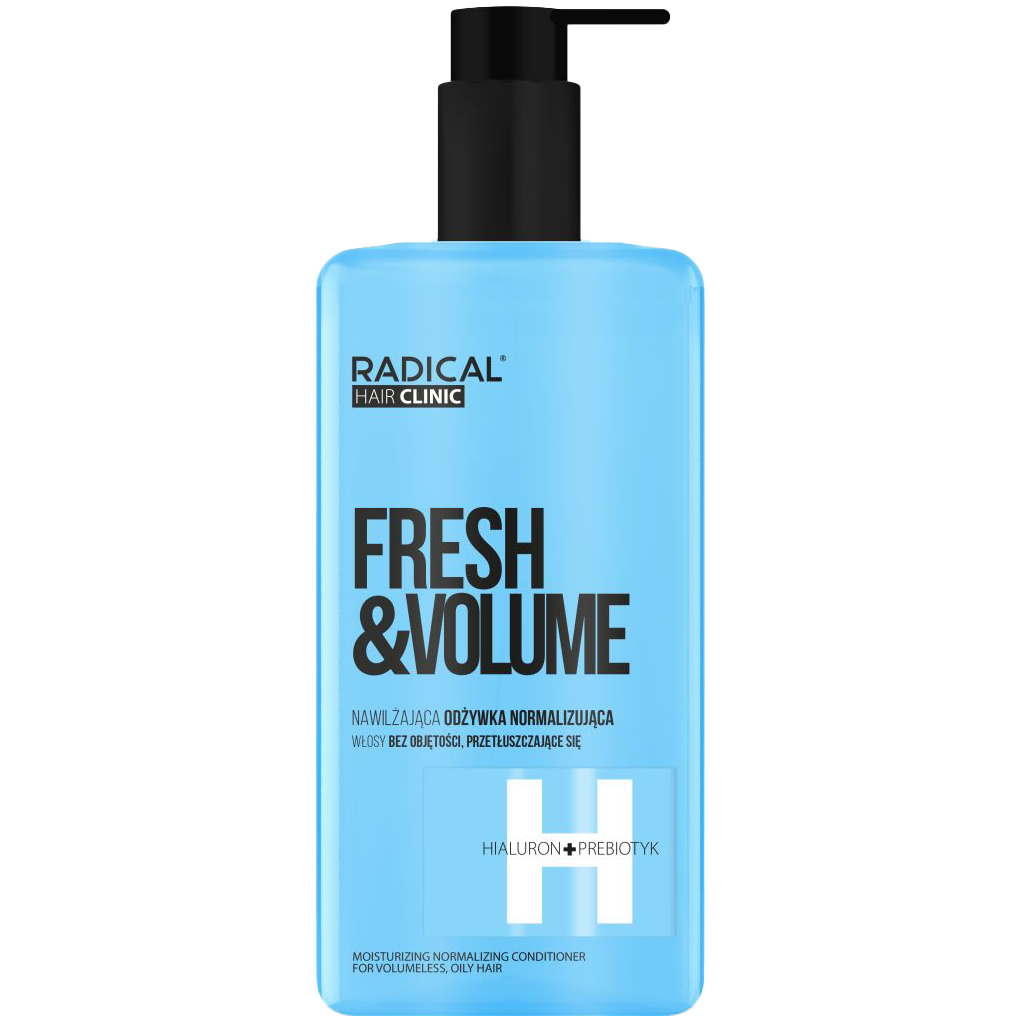 Radical HAIR CLINIC FRESH&VOLUME nawilżająca odżywka normalizująca do włosów, 260 ml