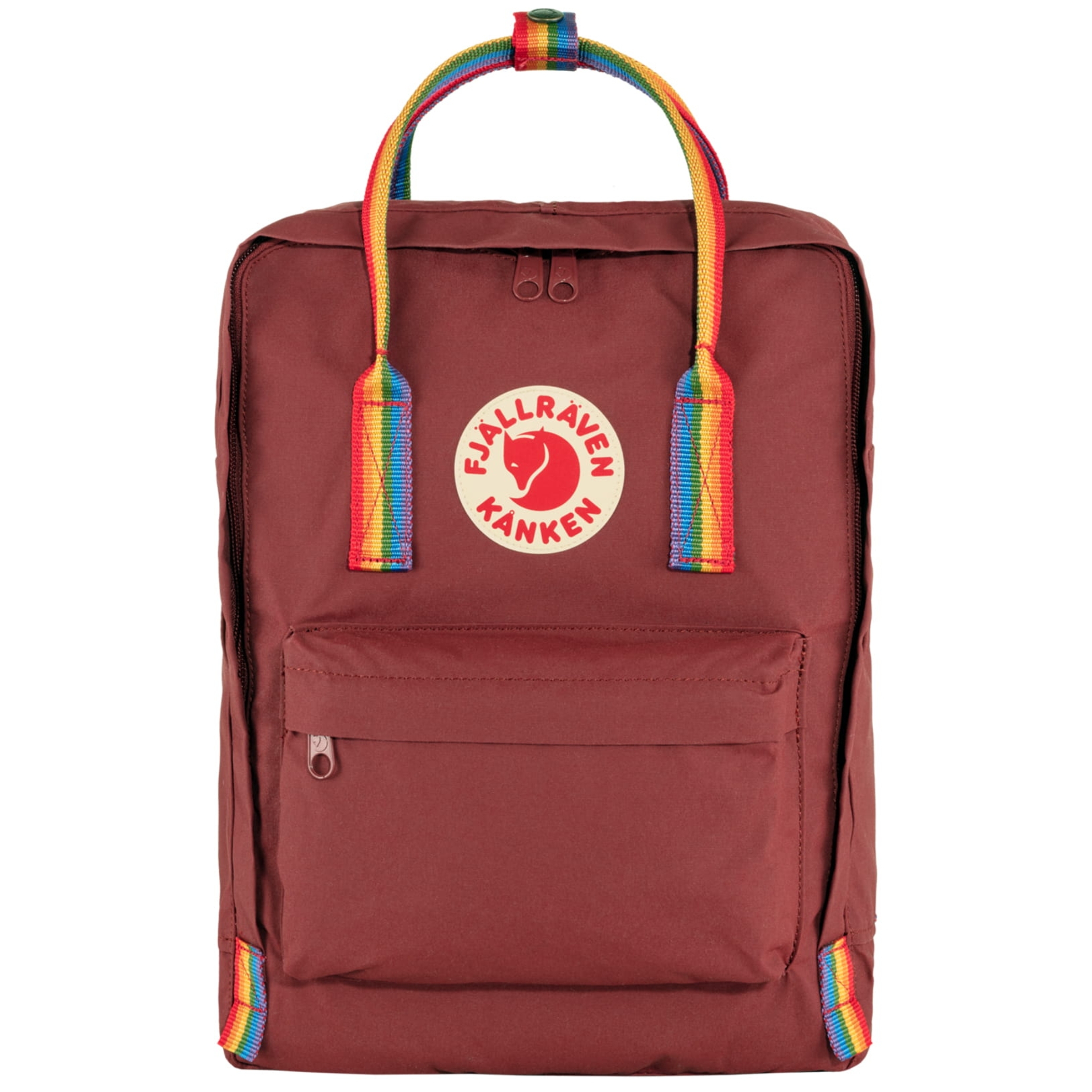 Plecak miejski Fjallraven Kanken Rainbow ox red/rainbow pattern - ONE SIZE