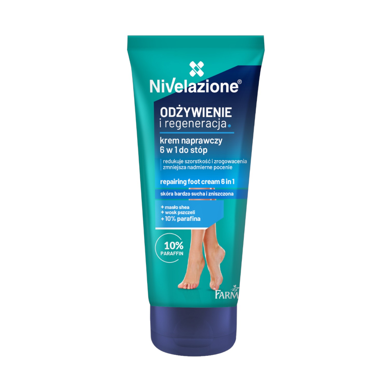 Nivelazione Odżywienie I Regeneracja krem naprawczy 6w1 do stóp, 75 ml