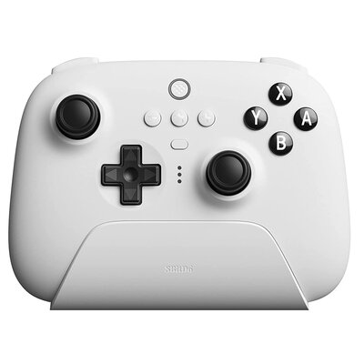 Kontroler 8BITDO Ultimate Bluetooth Biały + Stacja ładująca