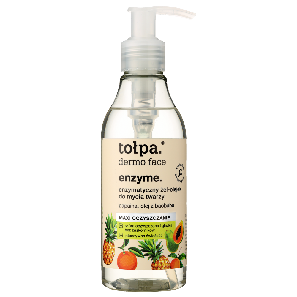 Tołpa Dermo Face Enzyme enzymatyczny żel-olejek do mycia twarzy, 195 ml