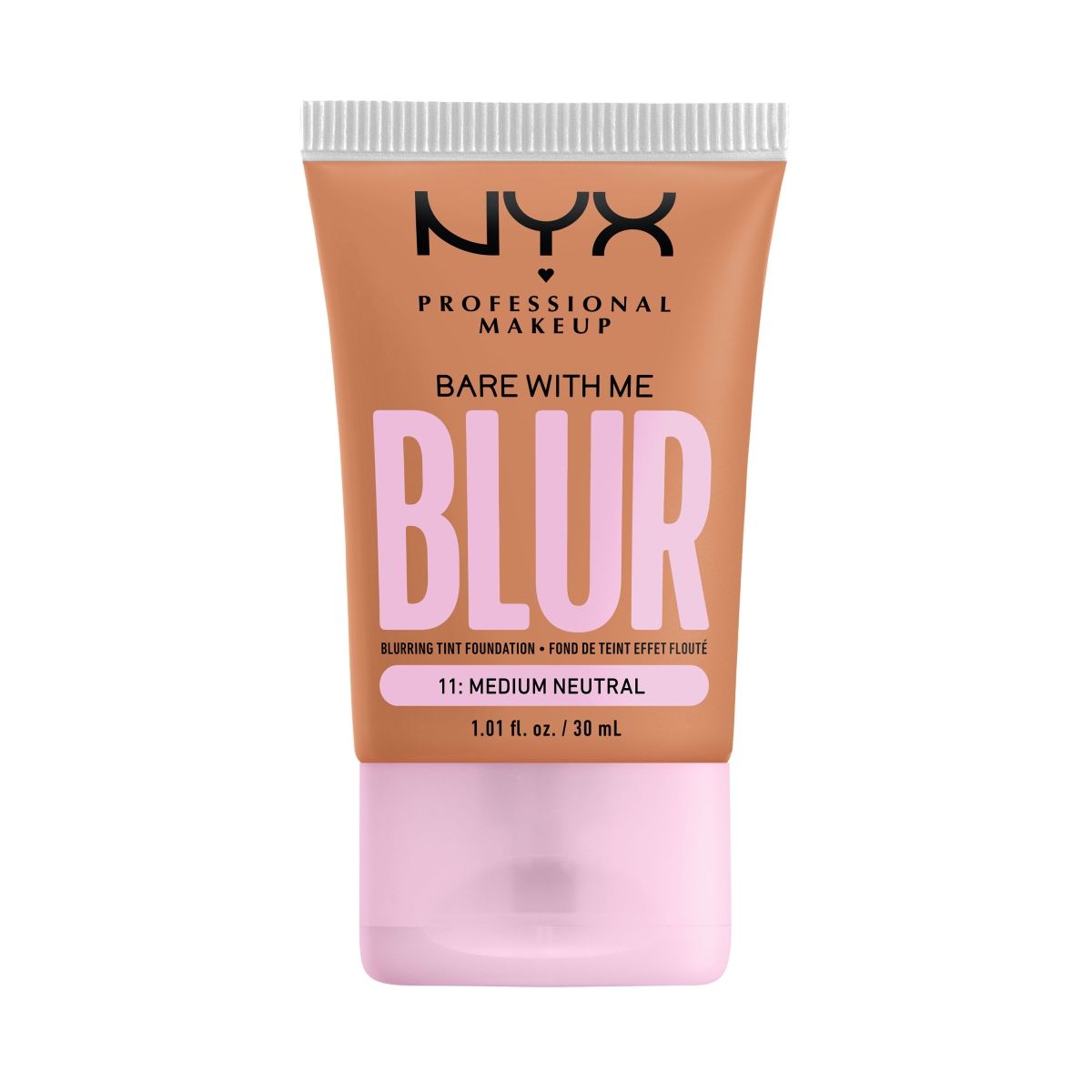 NYX Professional Makeup Bare With Me Blur Tint podkład do twarzy medium neutral, 30 ml
