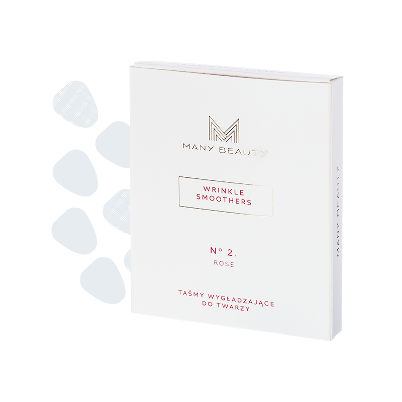 Many Beauty Wrinkle Smoothers No2. taśmy przeciwzmarszczkowe rose, 27 szt./1 opak.