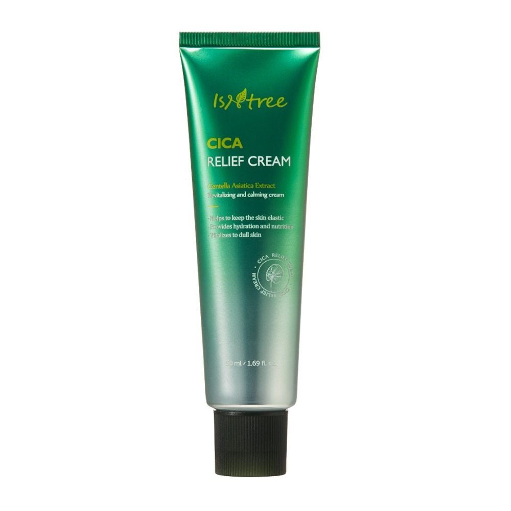 Isntree Cica regenerująco-łagodzący krem do twarzy, 50 ml