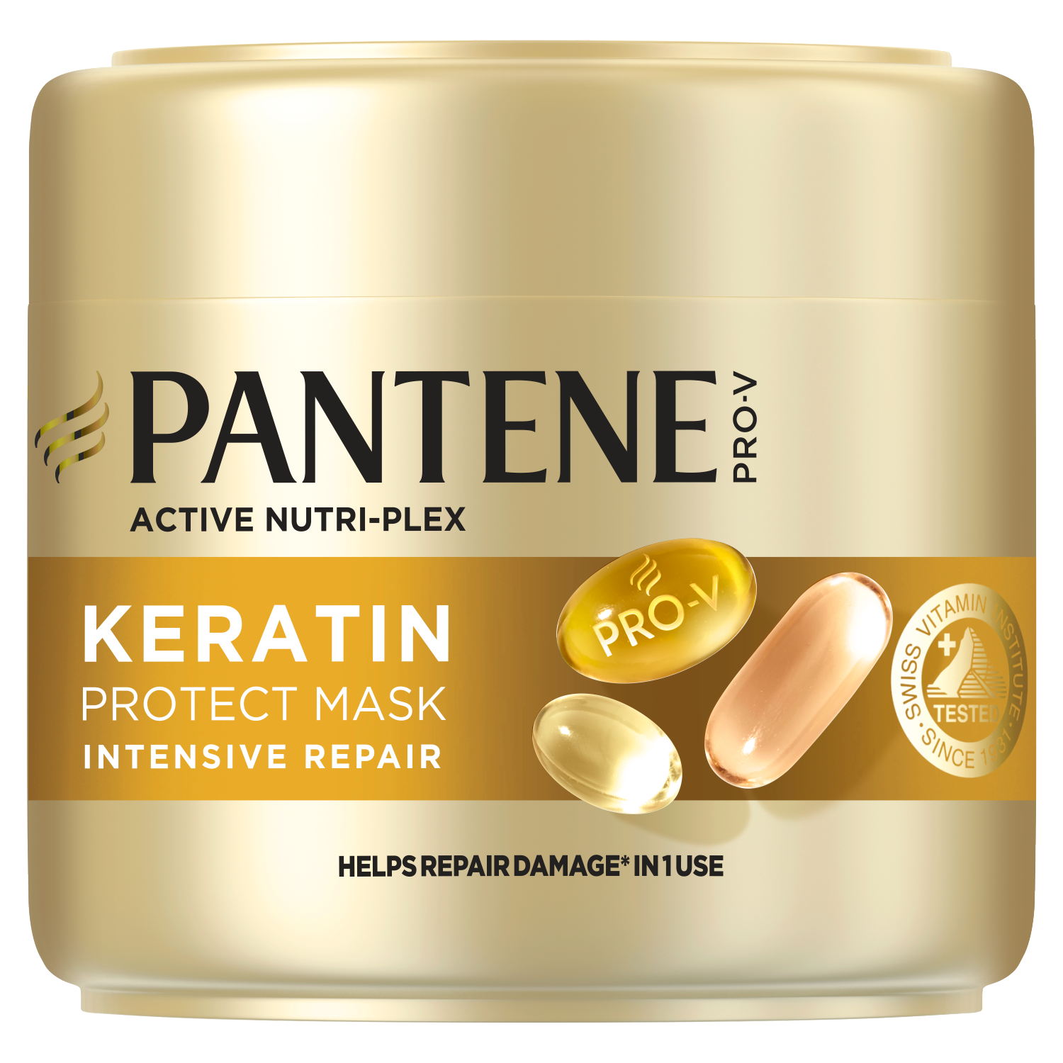 Pantene Pro-V Intensive Repair Keratin Protect maska do włosów zniszczonych, 300 ml