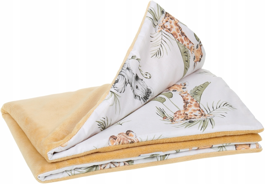 Babymam kocyk dla niemowląt uniwersalny dwustronny