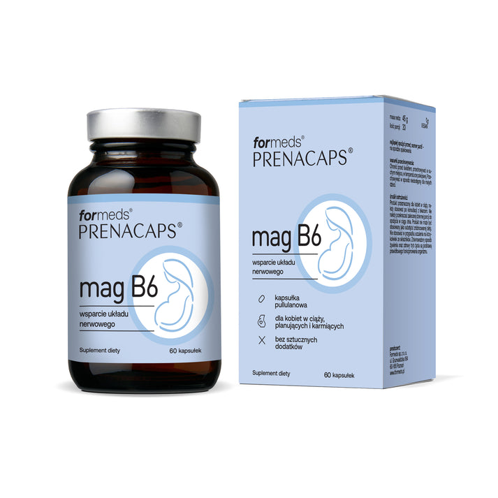 Formeds Prenacaps suplement diety witamina b6 + magnez, 60 kaps./1 opak.