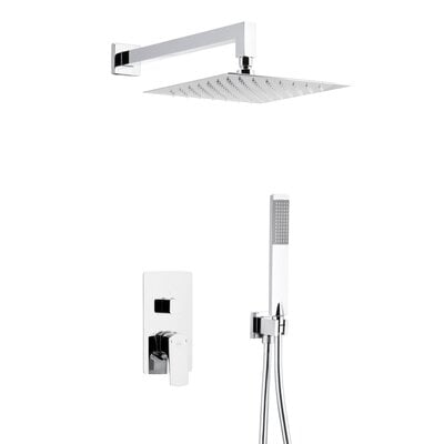 Zestaw prysznicowy podtynkowy KFA ARMATURA Mokait 5539-511-00 z deszczownicą