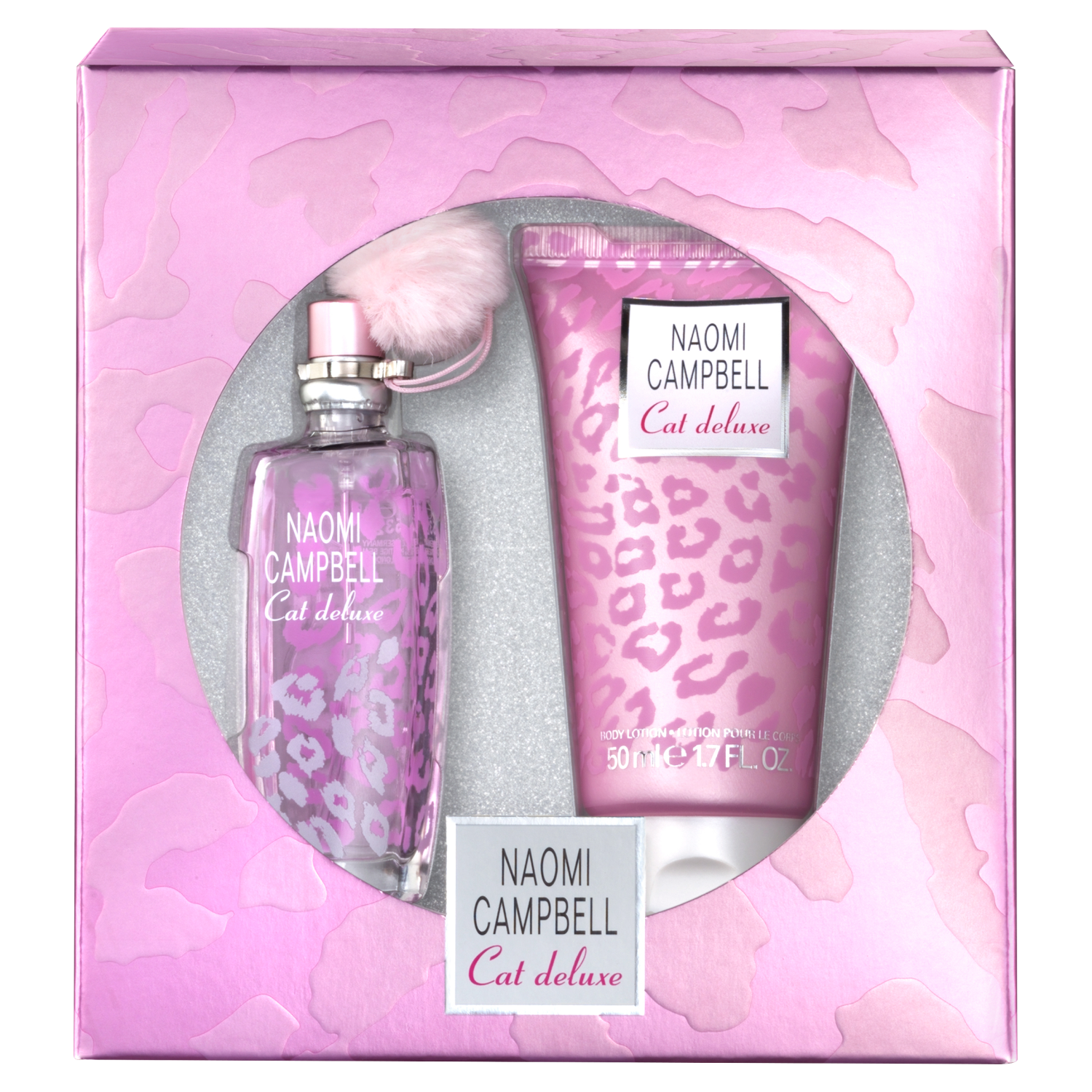 Naomi Campbell Cat Deluxe zestaw: woda toaletowa damska, 15 ml + balsam perfumowany do ciała, 50 ml