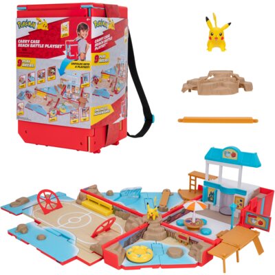 Figurka JAZWARES Pokémon Carry Case Beach Battle Playset PKW3424