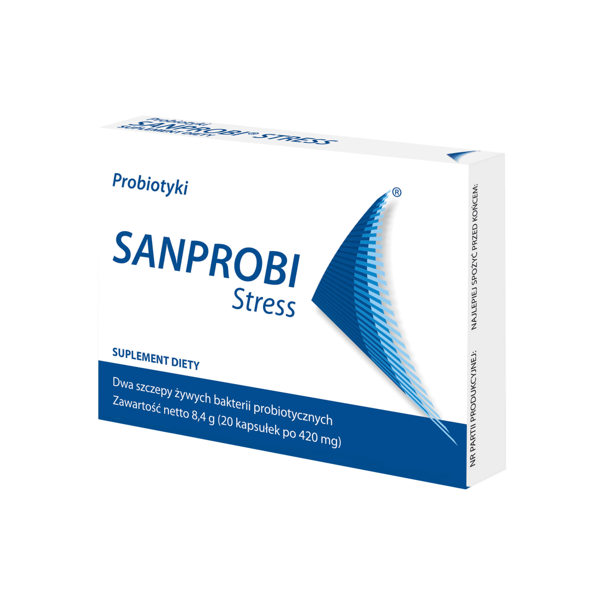 Sanprobi Stress, suplement diety, 20 kapsułek