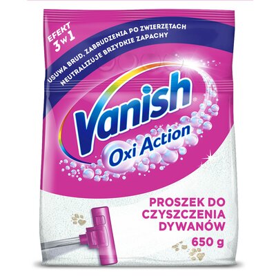 Proszek do prania dywanów VANISH Oxi Action 650 g Uniwersalny