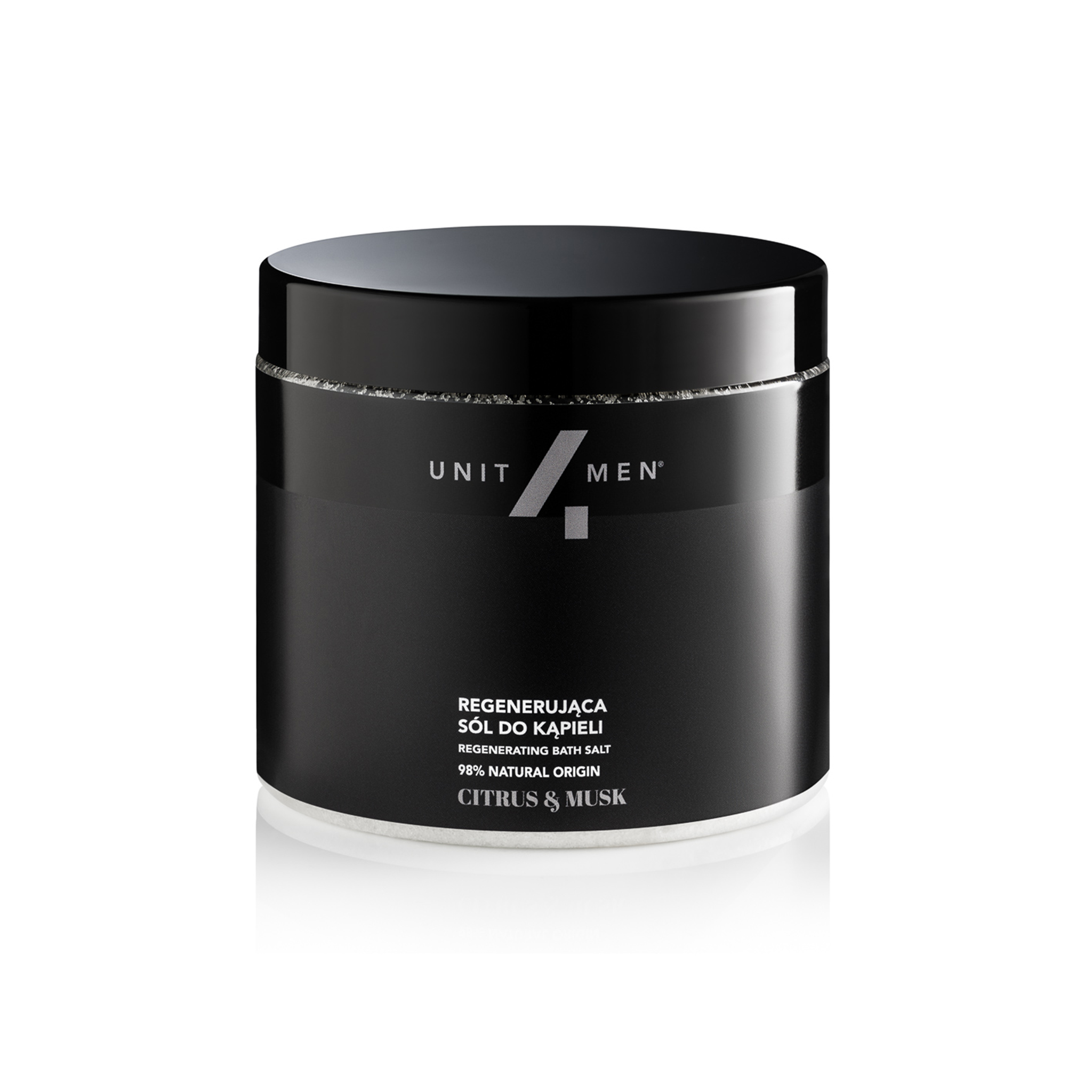 Unit4men Citrus&Musk  regenerująca sól do kąpieli, 700 g
