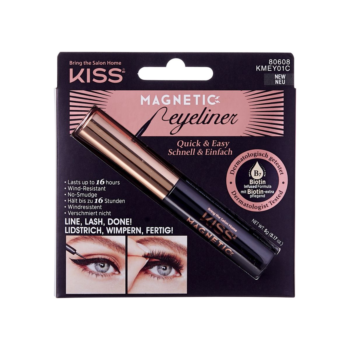 Kiss eyeliner do rzęs magnetycznych, 5 g