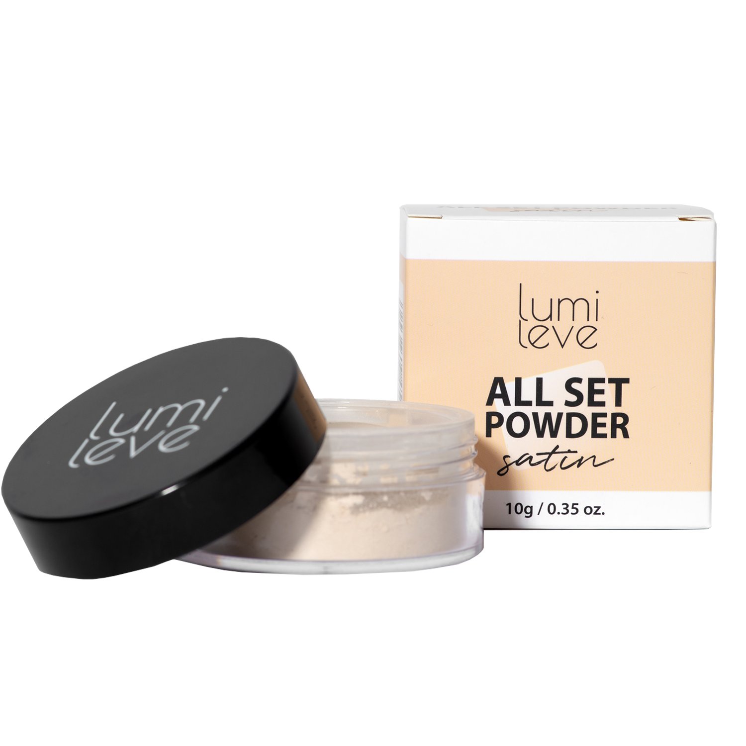 Lumileve All Set Satin Powder  puder z wykończeniem satynowym, 10 g