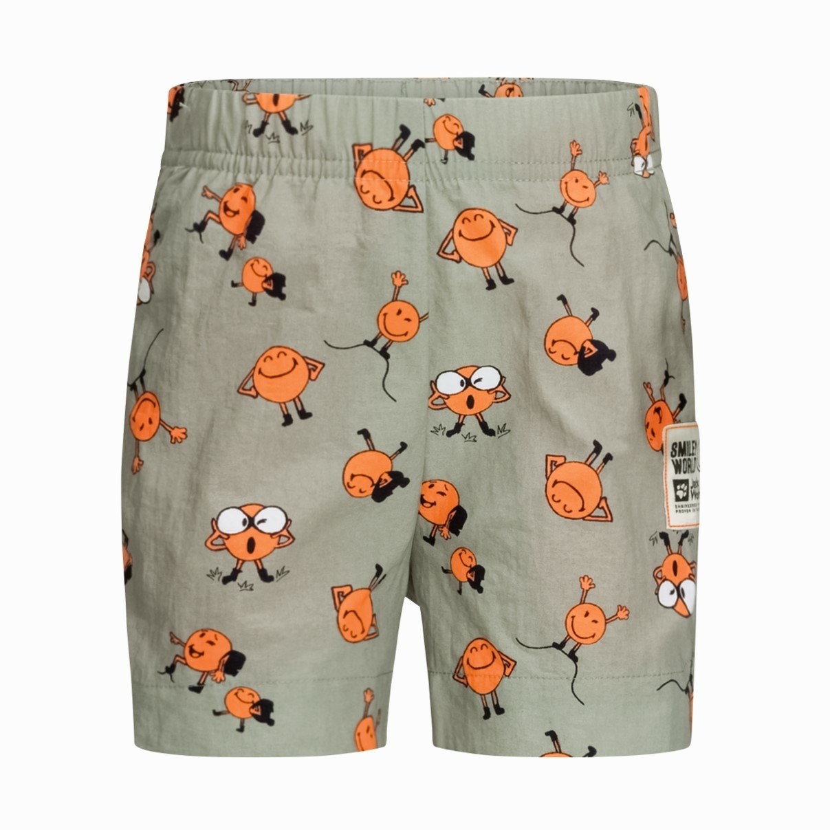 Spodenki dla dzieci Jack Wolfskin SMILEYWORLD SHORTS K ICON mint leaf - 116