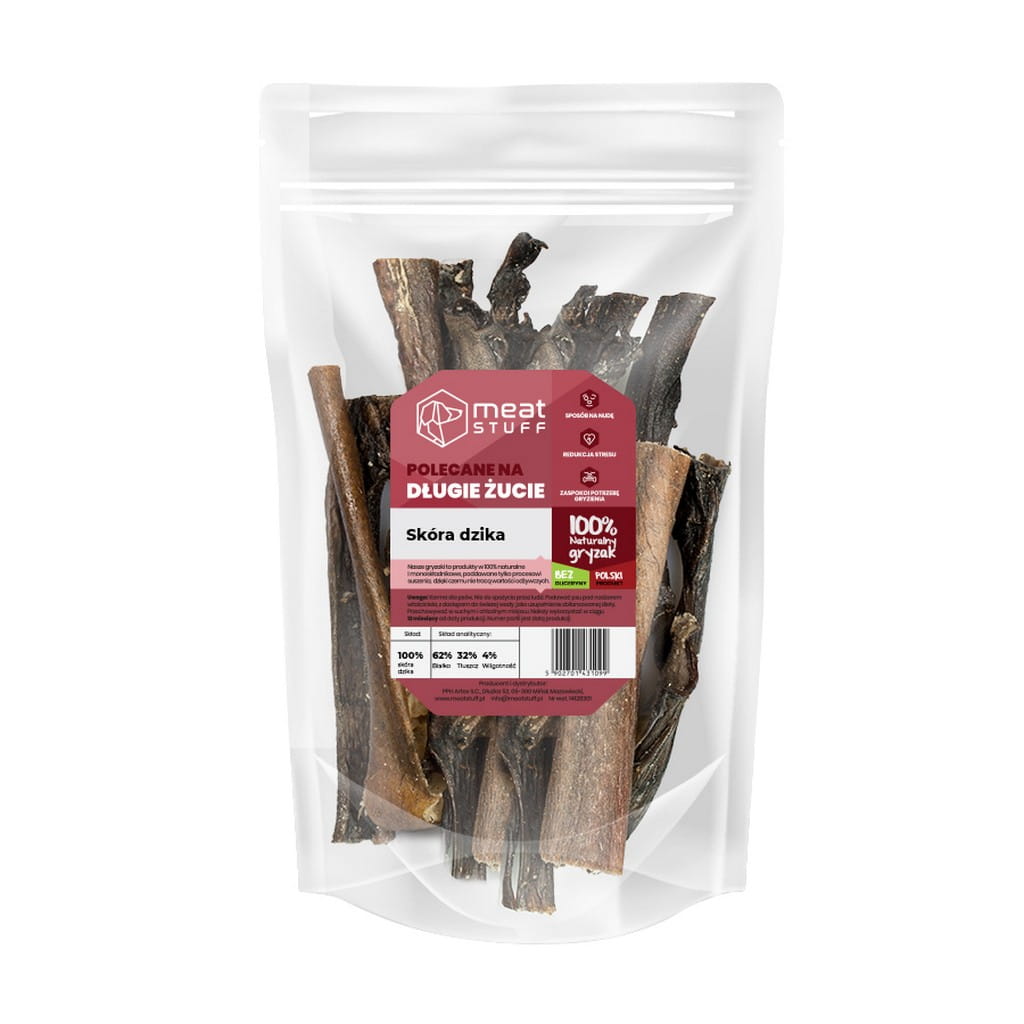 MEAT STUFF Skóra dzika 140g