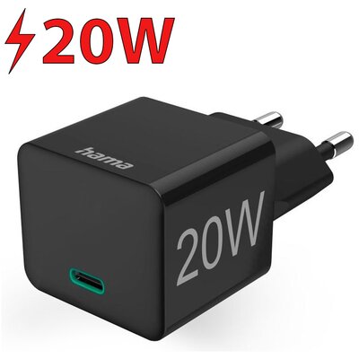 Ładowarka sieciowa HAMA Mini 201649 20W Czarny