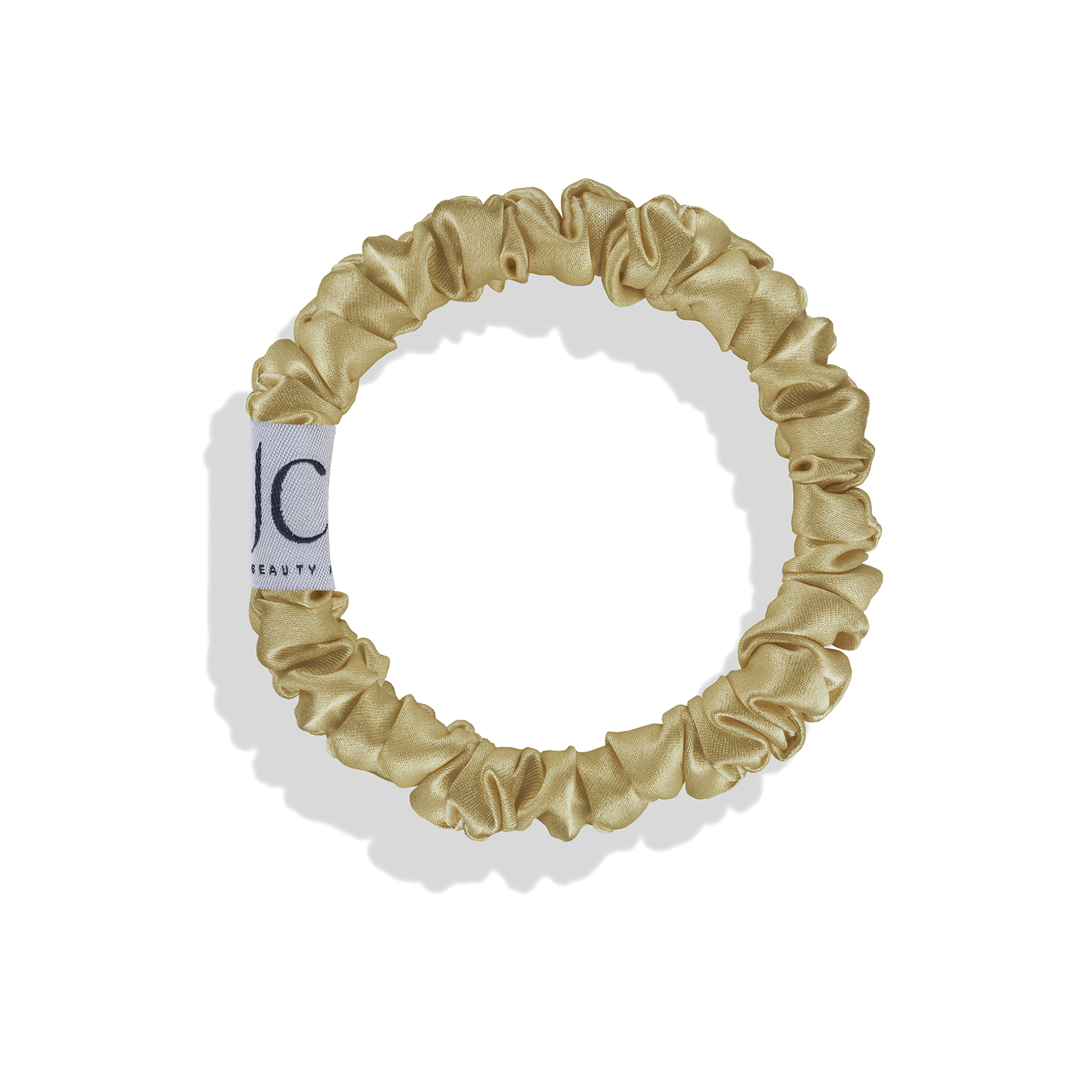 Jcos Scrounchie Old Gold jedwabna gumka do włosów, 1 szt.