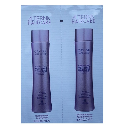 Alterna Caviar Volume Duo zestaw próbek: szampon do włosów, 7 ml + odżywka, 7 ml