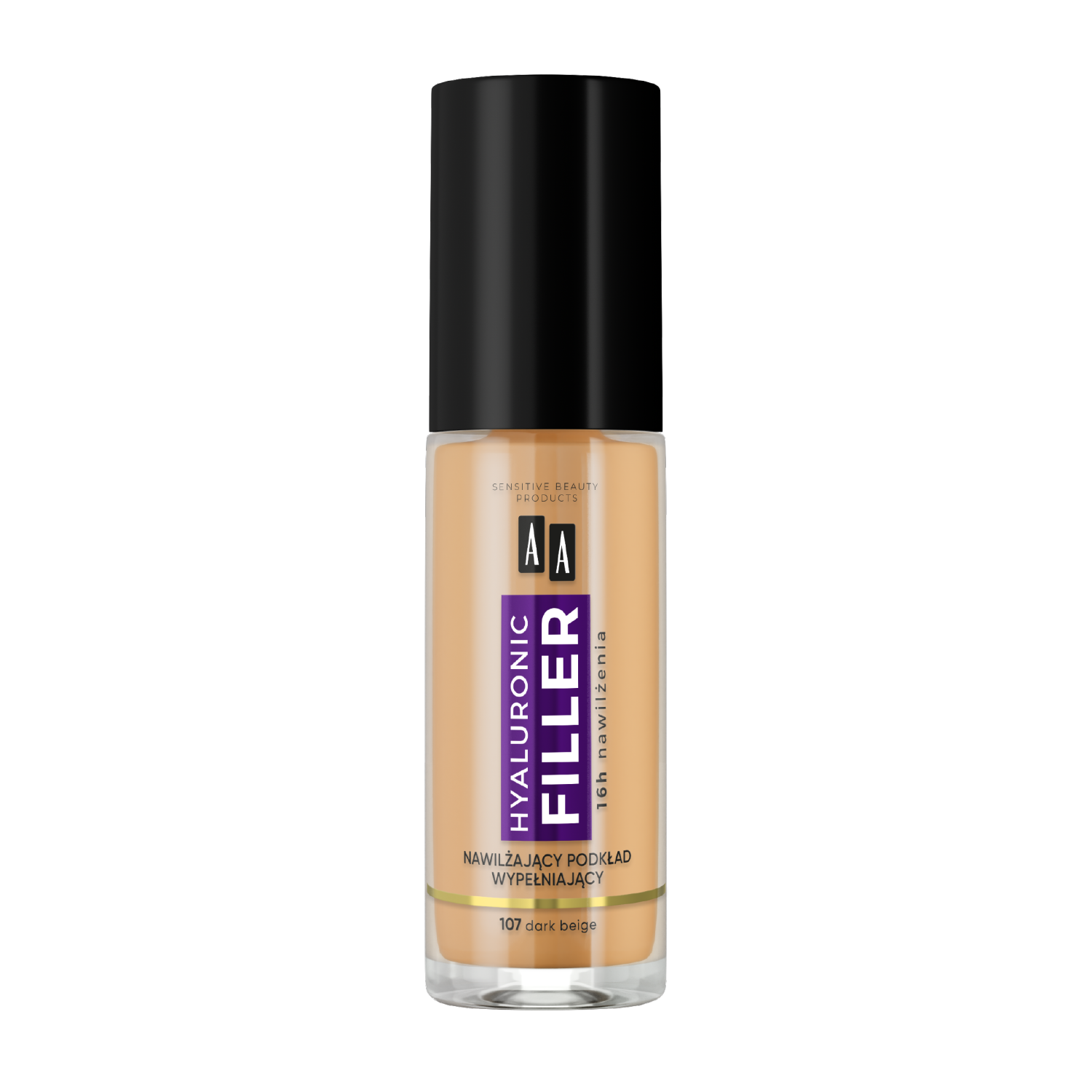 AA Make up Filler podkład wypełniający zmarszczki do twarzy dark beige 107, 30 ml