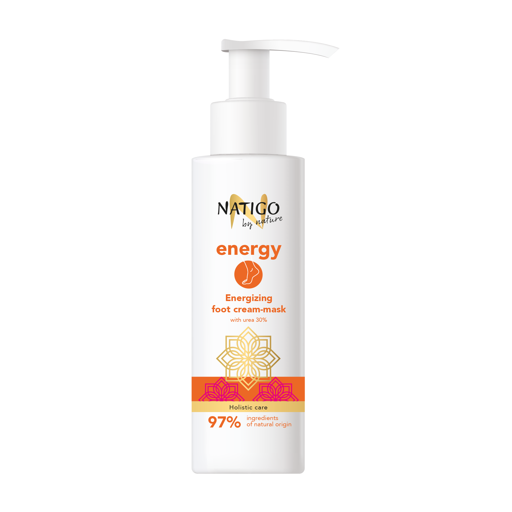 Natigo By Nature Energy pobudzający krem-maska do stóp, 100 ml