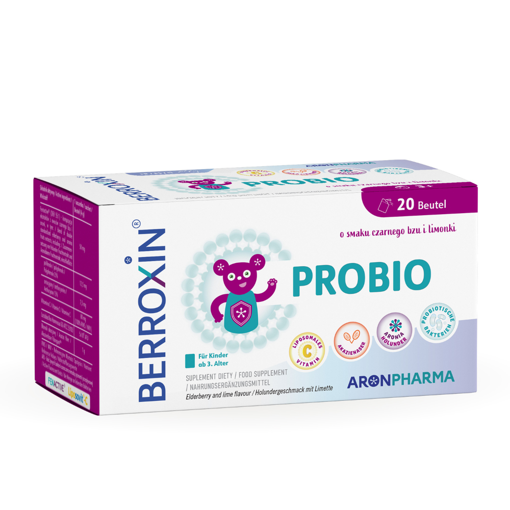 AronPharma Berroxin Probio suplement diety, 20 sasz./1 opak.