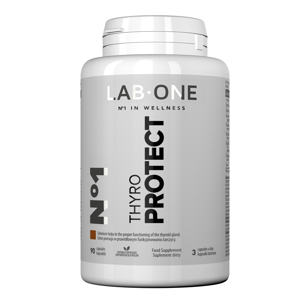 Lab One N°1 Thyro Protect suplement diety wspierający pracę tarczycy, 90 kaps./1 opak.