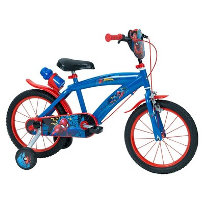 Rower dziecięcy HUFFY Spider-Man 16 cali dla chłopca Niebiesko-czerwony