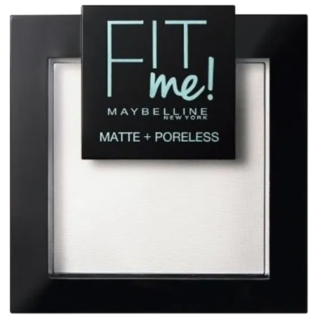 Maybelline New York Fit Me! puder matujący do twarzy 090 transparent, 9 g