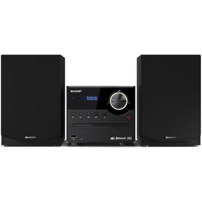 Wieża SHARP XL-B517D BK Czarna,Odtw.CD/-R/-RW/MP3, BT, Tuner FM/DAB+, wejście AUX, Wbudowany Equalizer