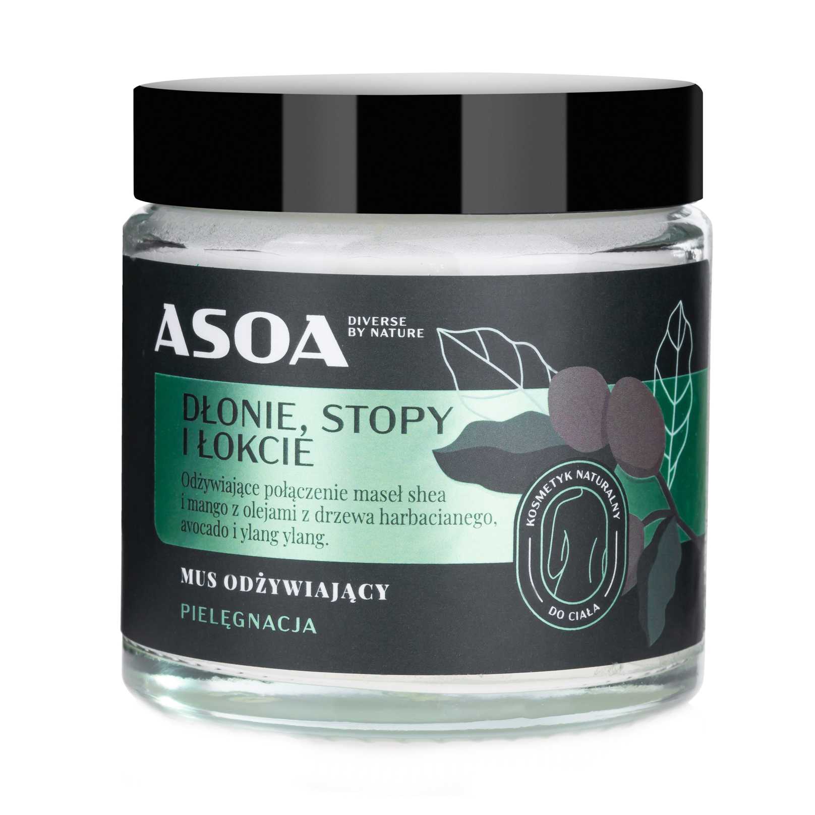 Asoa masło do dłoni, stóp i łokci, 120 ml