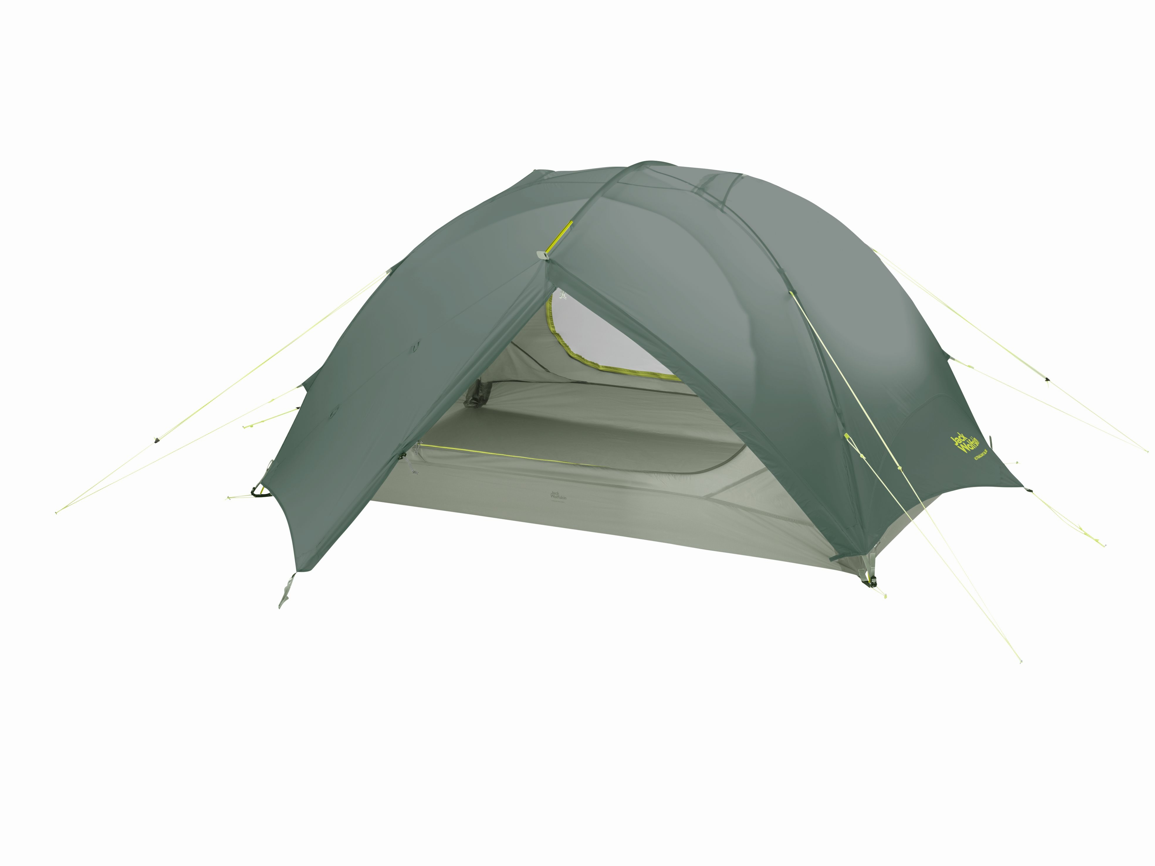 Namiot turystyczny dla 2 osób Jack Wolfskin REAL DOME LITE II hedge green - ONE SIZE