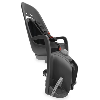 Fotelik rowerowy HAMAX Zenith Relax Adapter Tylny Bagażnik 22kg Szaro-czarny
