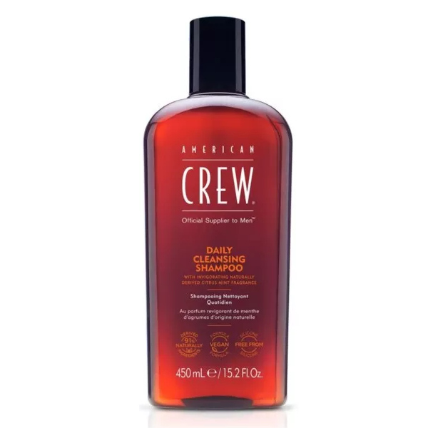American Crew Daily Cleansing wegański szampon głęboko oczyszczający, 450 ml
